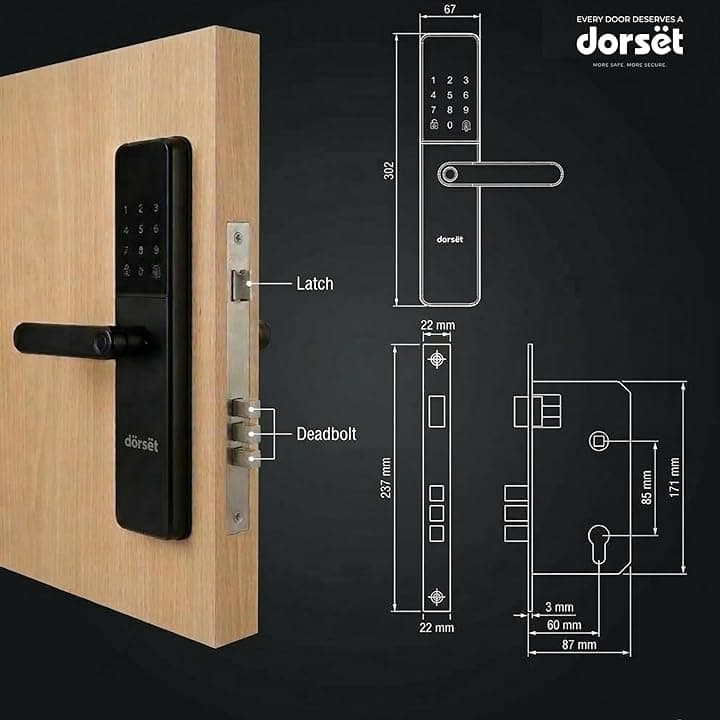 DG 102 MGM Digital Door Lock Dorset — image 2