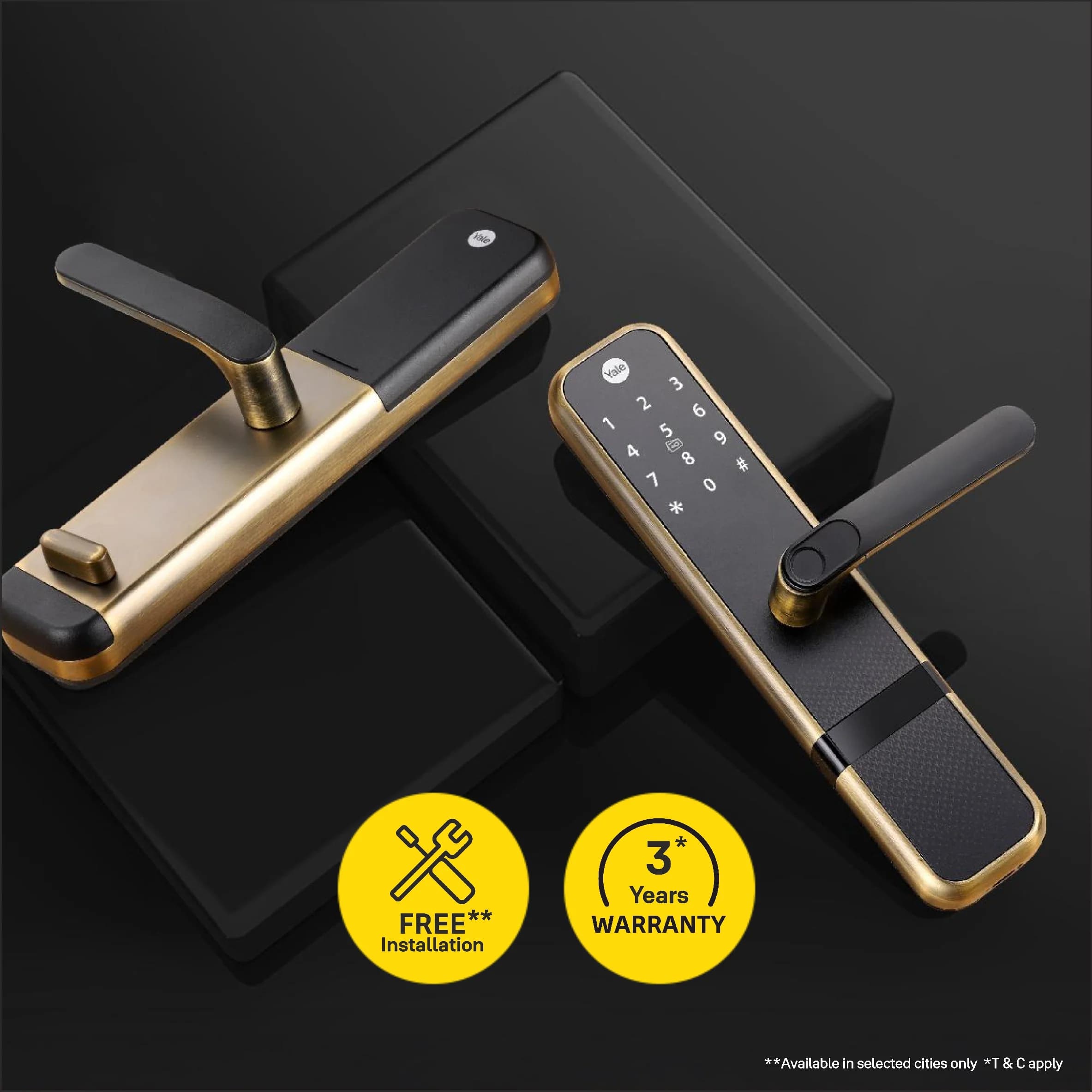 Yale Zuri Smart Lock Antique Brozne — image 6