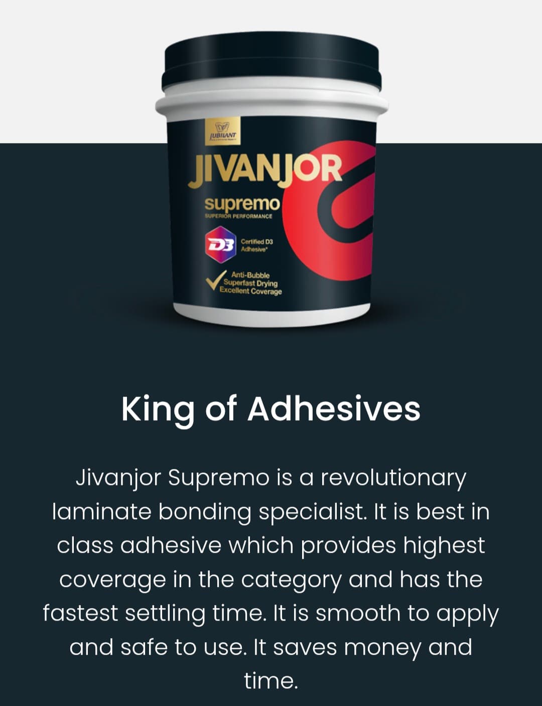Jivanjor Supremo Adhesive — image 2
