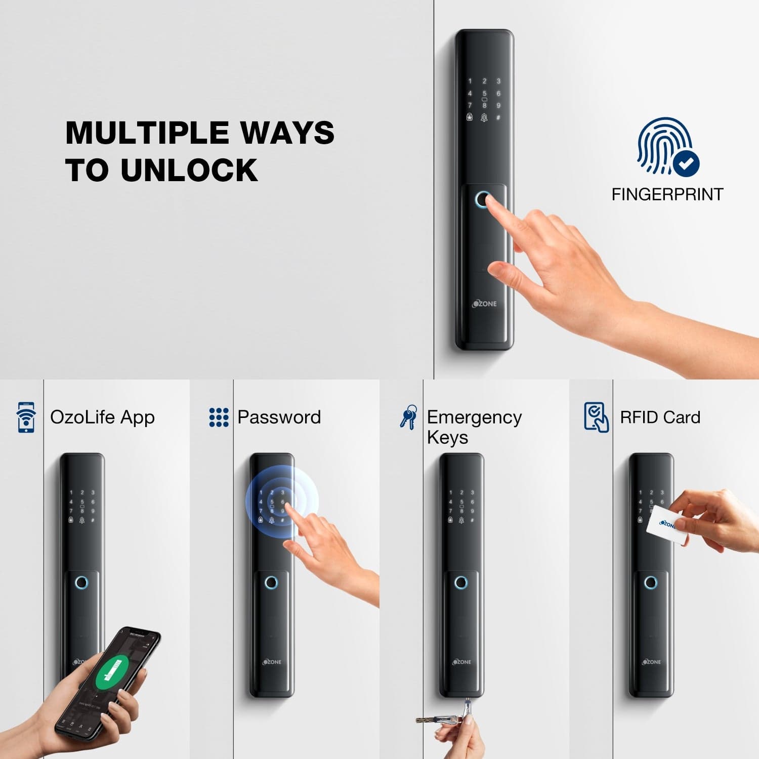 Ozone Morphy NXT Plus Wi-Fi Smart Door Lock — image 4