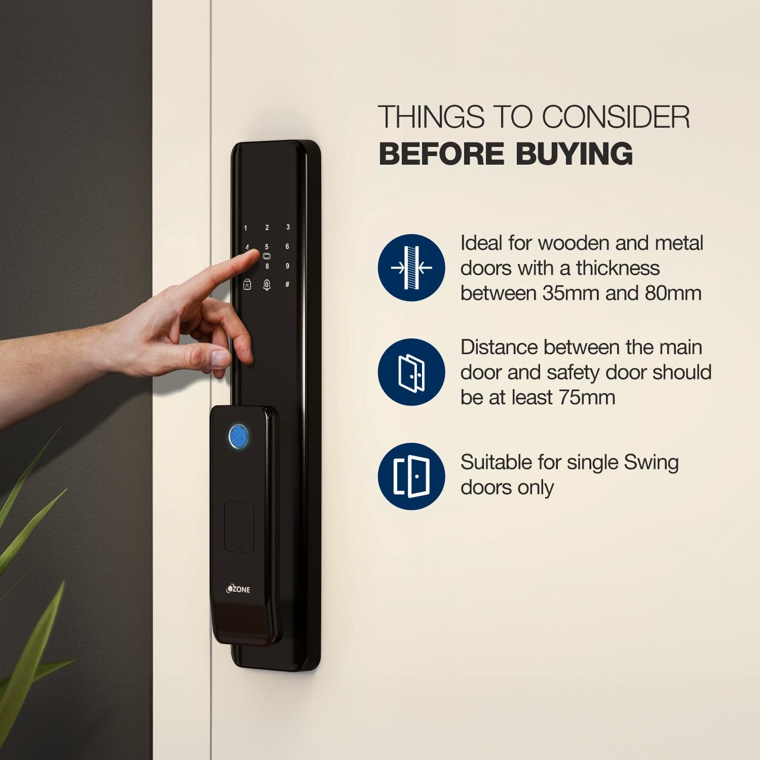 Ozone Morphy NXT Plus Wi-Fi Smart Door Lock — image 5