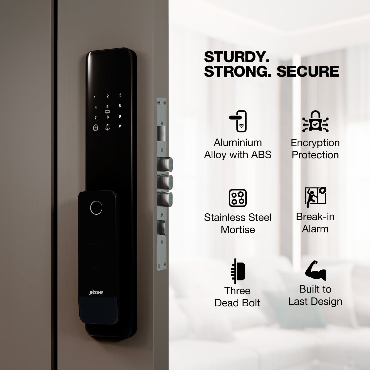 Ozone Morphy NXT Plus Wi-Fi Smart Door Lock — image 6