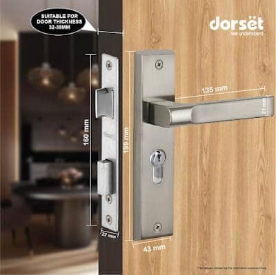 Dorset Texa Antique Colour Mortise Lock — image 6