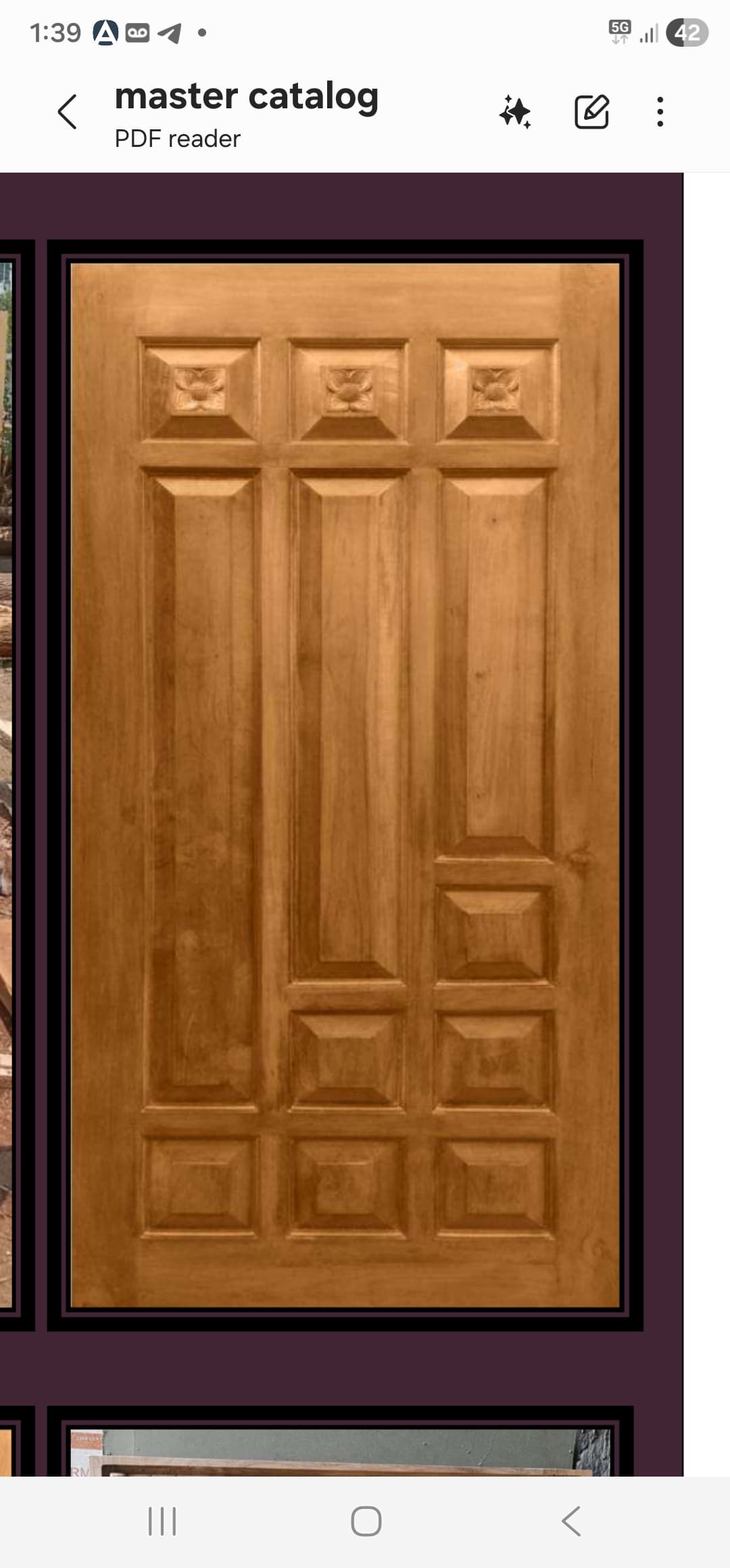 Wooden door — image 1