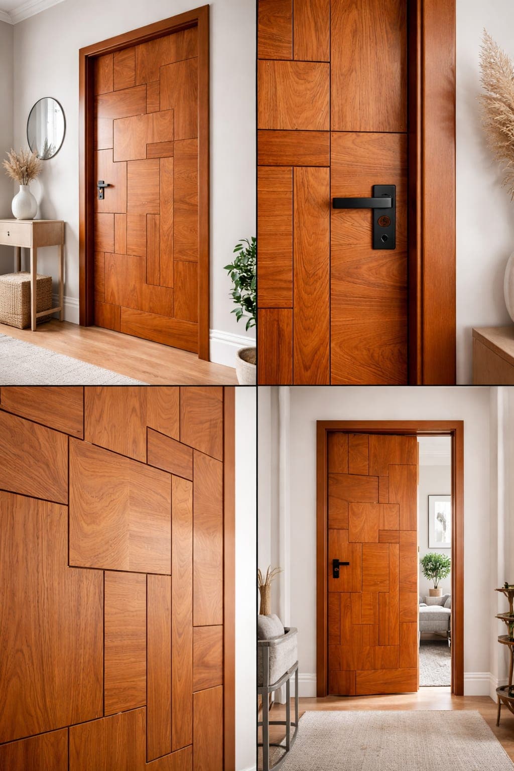 Geo craft wooden doors — image 3