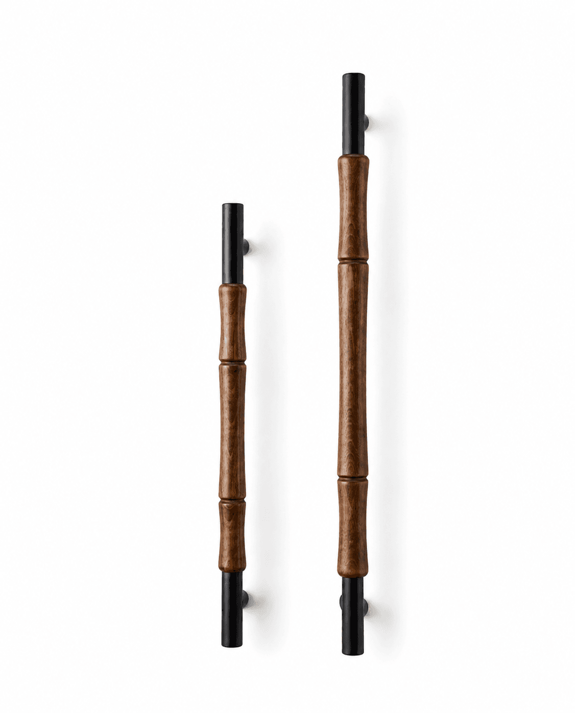 VD 3028 Black/Wood Door Handle